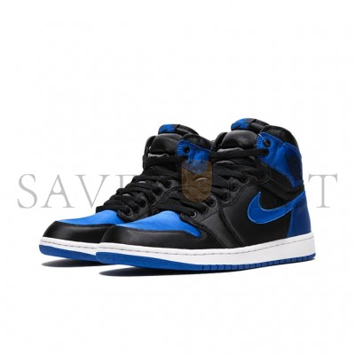 NIKE JORDAN 1 RETRO HIGH SATIN ROYAL (NUMBERED) 921193-007